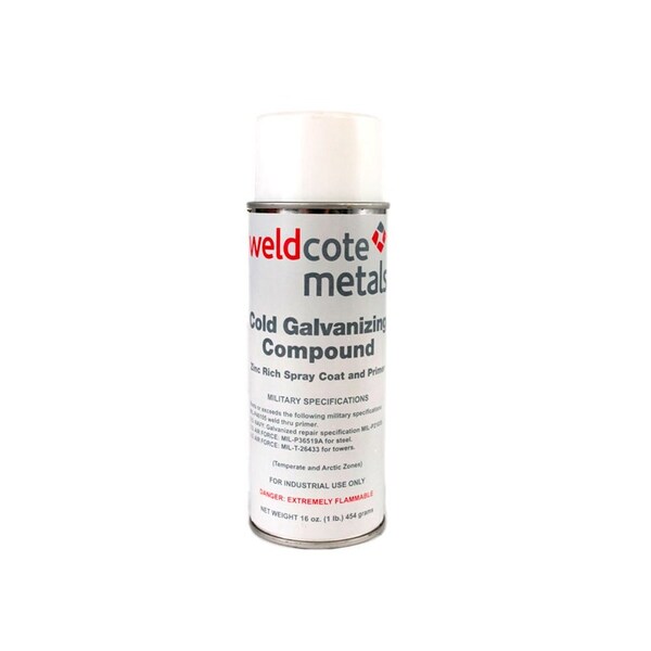 Weldcote Aerosol Cans - Galvanizing Spray 13 oz, 12PK GALVSPRAY13 - main