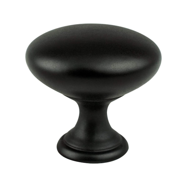 Berenson Traditional Advantage One Matte Black Round Knob 9021-1055-P - main
