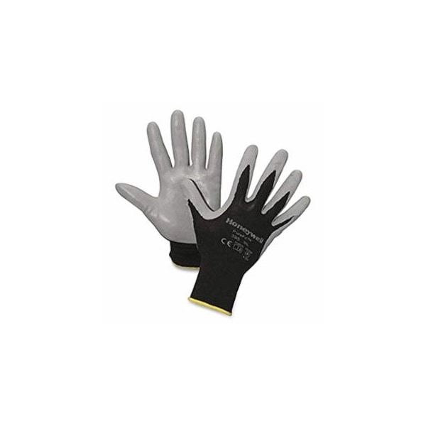 Honeywell 395 Pure Fit, 13-ga Nitrile Coated Palm/Fingertips with Nylon Liner/Knit Wrist Cuff, Small, 12PK 582-395-S - main
