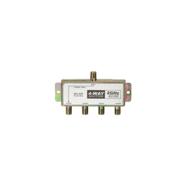 Steren One-Port Power Pass Splitter, 4-Way, 2.4 201-234 - main