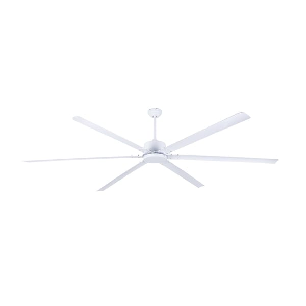 Canarm Ceiling Fan, 96 in Blade Dia, 6 Blades, 5 Speeds, 120V AC, White CP96WH - main