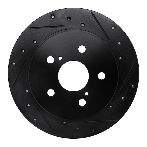 Dynamic Friction Co DFC Brake Rotor - Drilled and Slotted - Black 633-75041R - main