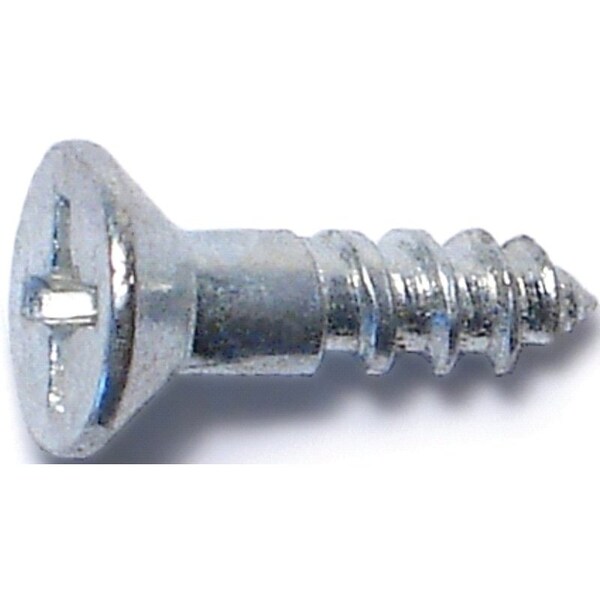 Midwest Fastener Wood Screw, #6, 1/2 in, Zinc Plated 02533 - main