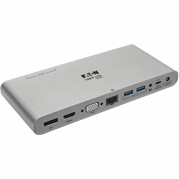 Eaton Tripp Lite Series USB-C Dock Triple Display 4K HDMI/DisplayPort VGA USB 3.x 5Gbps USB-A/C Hub U442-DOCK4-INT - main
