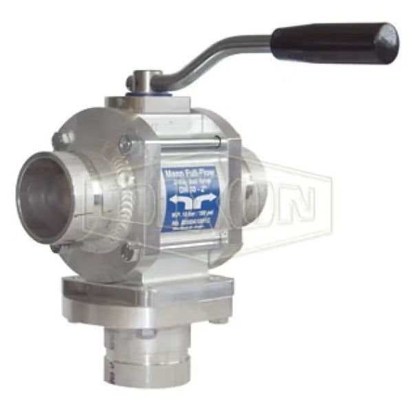 Dixon 2-WayBV300VIC3 2-Way Ball Valve, 3 in Nominal, Grooved End Style, Aluminum/Stainless Steel Body, FPM 2WAYBV300VIC3 - main