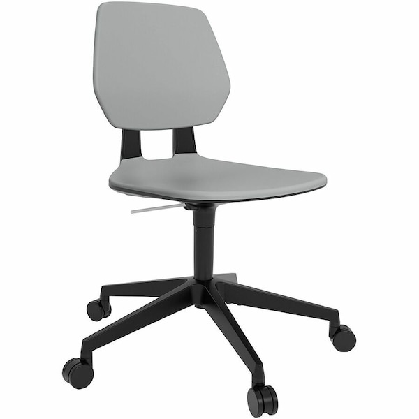 Safco Commute Task Chair, Gray Seat Color, Gray Back Color, 5-star Base, Gray, Black SAF7825GR - main