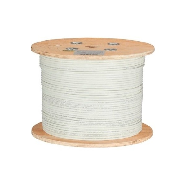 Black Box CAT6A 650-MHZ STRANDED ETHERNET BULK CABLE - UNSHIELDED UTP, CM PVC, POE, WHIT C6ABC50-STR-WH-1000 - main