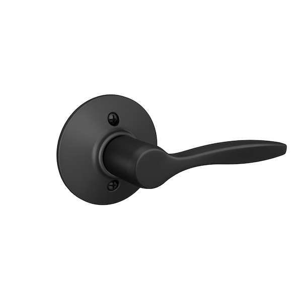Schlage Residential Right Hand Delfayo Lever Half Dummy Matte Black Finish F170DEL622RH - main