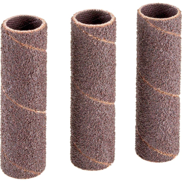 Woodstock 1/2" Dia. x 2" A/O Hard Sanding Sleeve, 80 Grit, 3PK D1416 - main