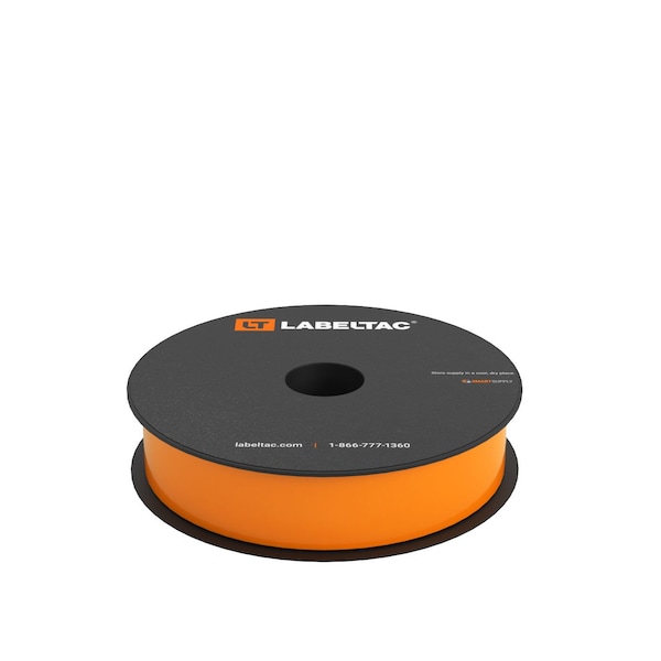 Labeltac LabelTac 4 and Pro Model High Performance 10-Year Vinyl Supply 1in x 150ft, Hi-Vis Orange LT121HP - main