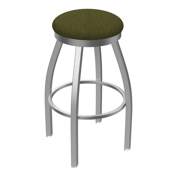 Holland Bar Stool Co 802 Misha Stainless Steel 36in Swivel Bar Stool with Graph Parrot Seat 80236SS015 - main