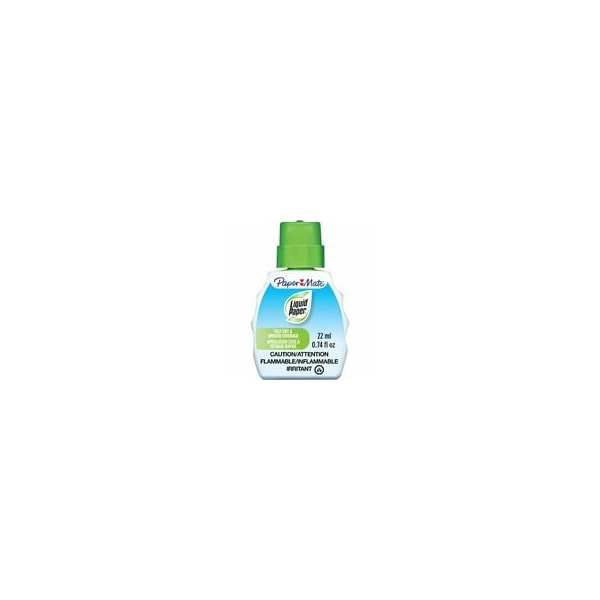Paper Mate Liquid Paper Fast Dry Correction Fluid, 22 mL, Bright White, Fast-drying, 1 Dozen 5640115K - main