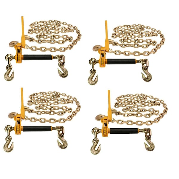 Mytee Products 3/8 - 1/2 Peerless QuikBinder H5125-0658 4 3/8 20ft G70 Chain 4 7100#, 4PK CB-PQB-38x4-CH3820x4 - main