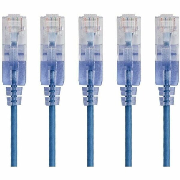 Monoprice SlimRun Cat6A Ethernet Patch Cable - Snagless RJ45_ UTP_ Pure Bare Cop 29425 - main