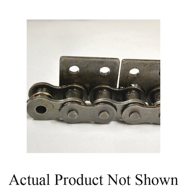 Tsubaki Single Pitch Standard Attachment chain, 10 ft OAL, 1/2 P, 0.306 Dia x 1/4 in W Roller 41SA12LRB - main