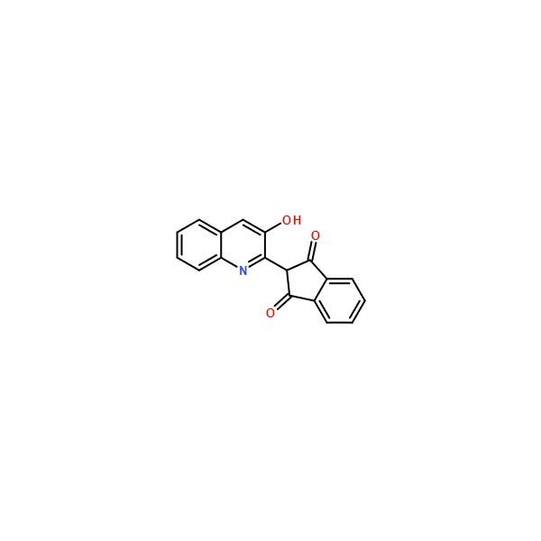 Ak Scientific 2-(3-Hydroxy-quinolin-2-yl)-indan-1, 3-dione (5mg), CAS 7576-65-0 T580-5mg - main