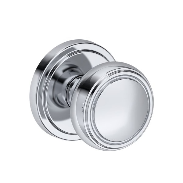 Baldwin Residential Door Knobs Full Dummy Reversible Bright Chrome FDBRESRR260 - main