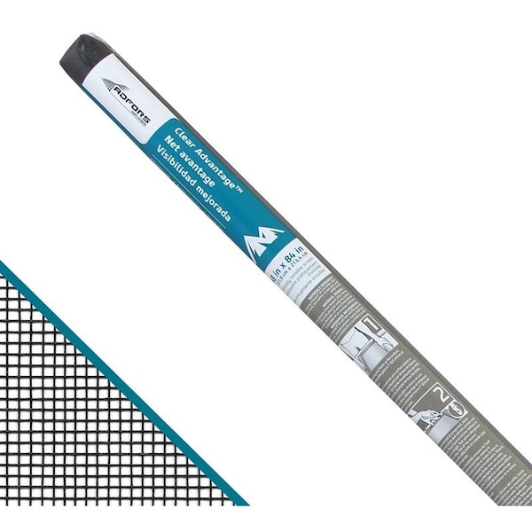 Adfors Clear Advantage Series FCS9698-M Window Screen, 84 in L, 48 in W ...