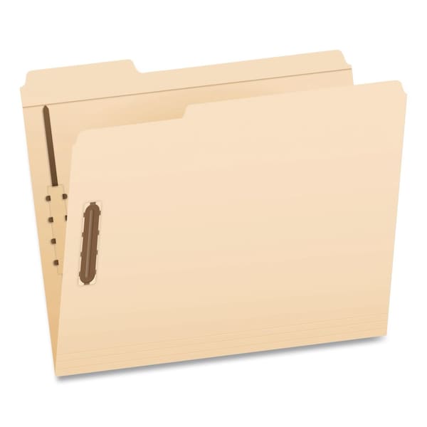 Pendaflex HD Fastener Folder, 1/3-Cut Tab: Assorted, Expands 0.75", 2 Fasteners, Letter Size, Manila, 50PK 1006994 - main