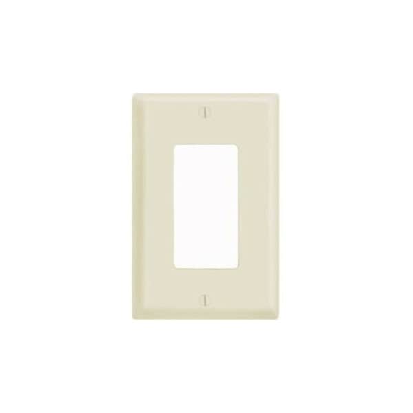 Leviton Decora Wallplate, Midway Size, Gang 1, Brown 80601 - main