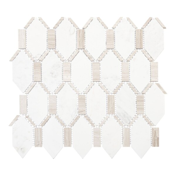 Andova Tiles Dellary 0.5-in. x 3-in. Novelty Natural Stone Wall & Floor Mosaic Tile (0.86 Square Feet Per Box) ANDDEL1295 - main