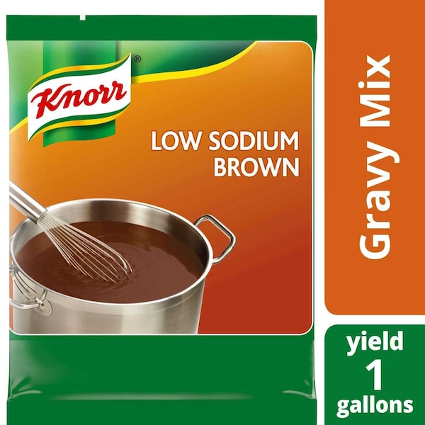 Knorr Professional Low Sodium Brown Gravy Mix, 13.5 Ounce 67525 - main