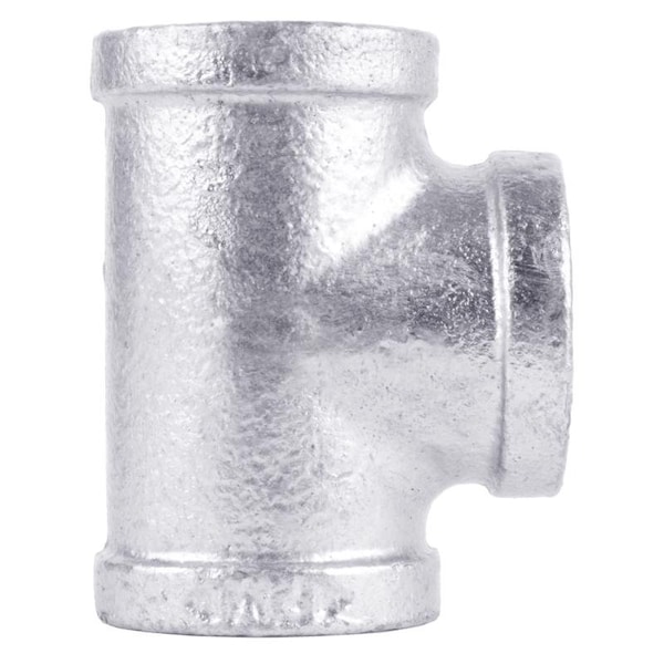 Stz Industries 3/8 in. FIP each X 3/8 in. D FIP 3/8 in. D FIP Galvanized Malleable Iron Tee 311UPT-38 - main