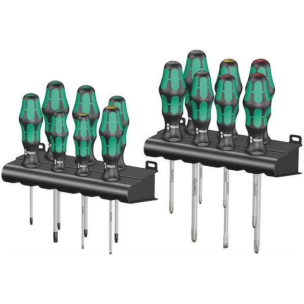 Wera Kraftform Screwdriver Set with Racks, 16 Piece 5105630001 - main
