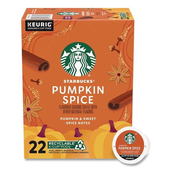 Starbucks Pumpkin Spice Coffee K-Cup, 22PK 12412028 - main