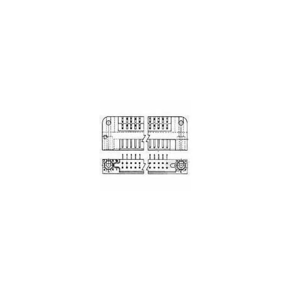 Te Connectivity 2 ROW BOX PIN 120 POS R/A 1-531719-2 - main