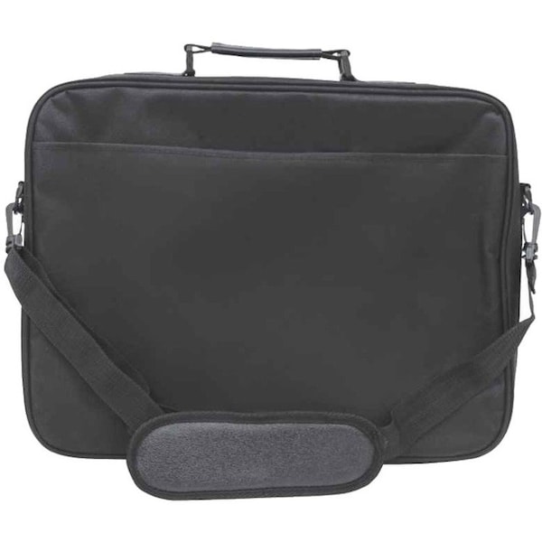 Manhattan Empire II 17" Laptop Briefcase, Black - Top Load, Fits Most Widescreens Up To 17"