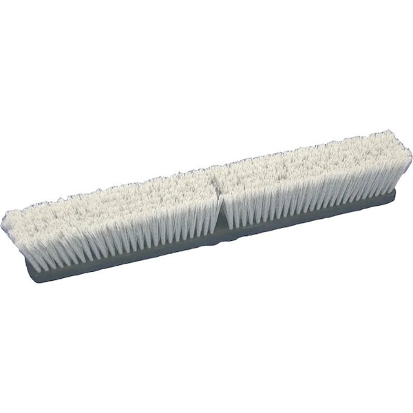 Birdwell Broom Head, Threaded, 3 in L Trim, Polypropylene/Polystyrene Bristle, Gray 2025-12 - main