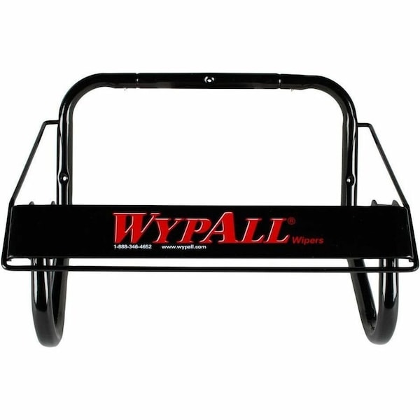 Wypall Wall Mounted Dispenser for WypAll and Kimtech Wipes (80579), Black, Jumbo Roll, 16.8" x 10.8"x 8.8" 80579 - main