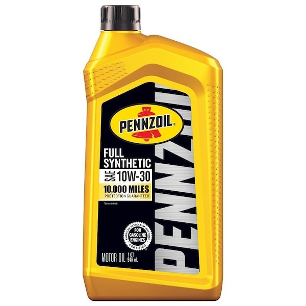 Pennzoil Synthetic Motor Oil, 10W-30, 1 qt 550058603 - main