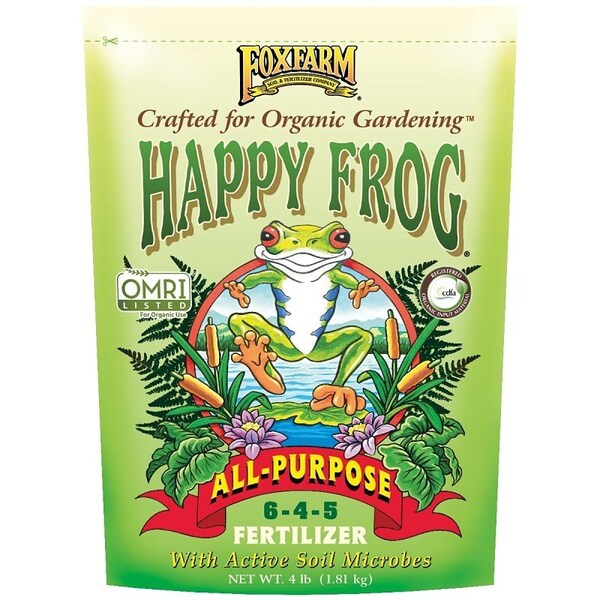 Happy Frog All-Purpose Plant Food, 4 lb, Granular, 6-4-5 N-P-K Ratio HFALLPURP4 - main
