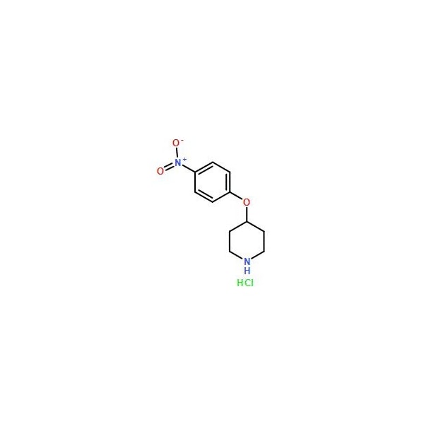 Ak Scientific 4-(4-Nitrophenoxy)piperidine hydrochloride (1g), CAS 148505-45-7 4573AD-1g - main