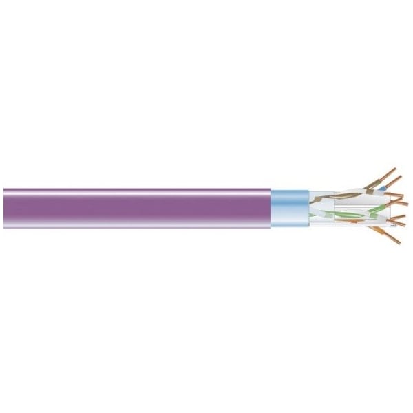 Black Box Cat6 Shielded 400-Mhz Solid Bulk Cable ( EVNSL0609A-1000 - main