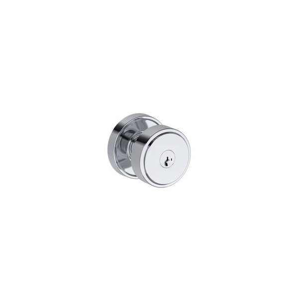 Baldwin Residential Door Knobs Keyed Entry Reversible Bright Chrome ENVASRRR260SMC - main