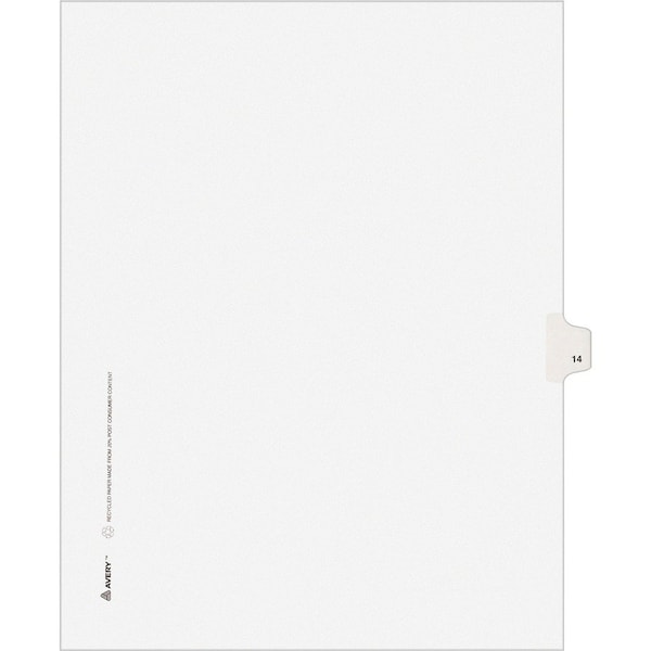 Avery Dividers, Index, Sidetab, 14 25PK AVE11924 - main