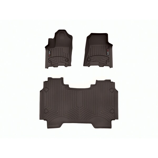 Weathertech Cocoa, Front and Rear Floorliners 4718771-4714282 - main