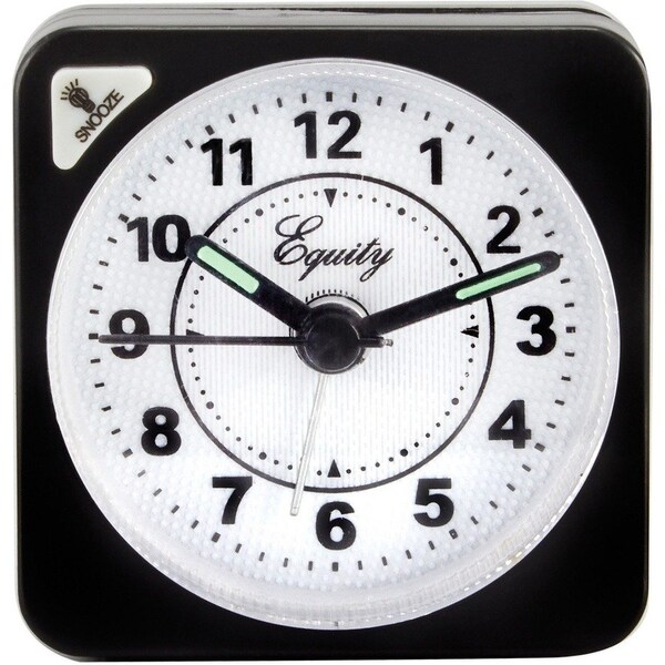 La Crosse Technology BLK Travel Alarm Clock 20078 - main
