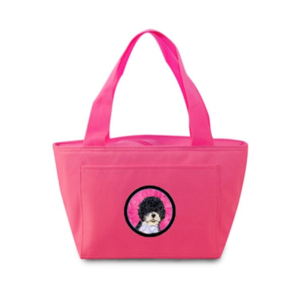 Carolines Treasures Pink Portuguese Water Dog Zippered Insulated School Washable And Stylish Lunch Bag Cooler SS4766-PK-8808 - main