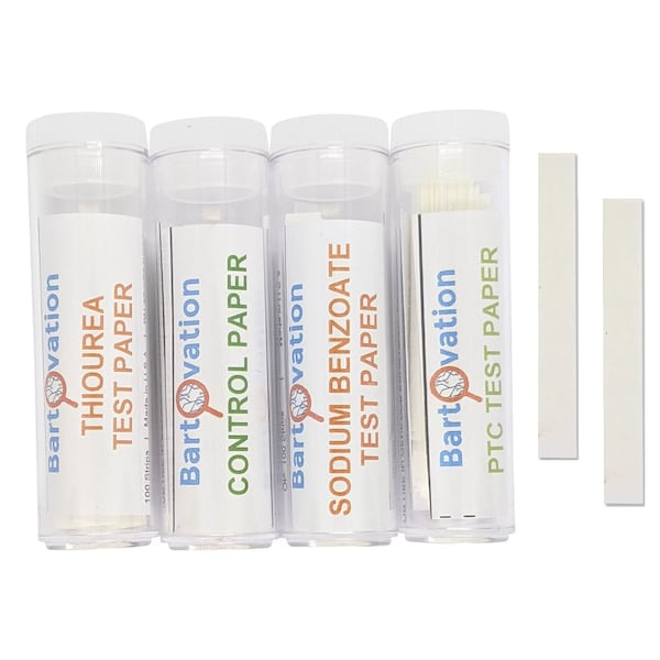 Bartovation Super Taster Test Genetics Lab Kit with Instructions, Phenylthiourea (PTC), Sodium Benzoate PGE99K - main