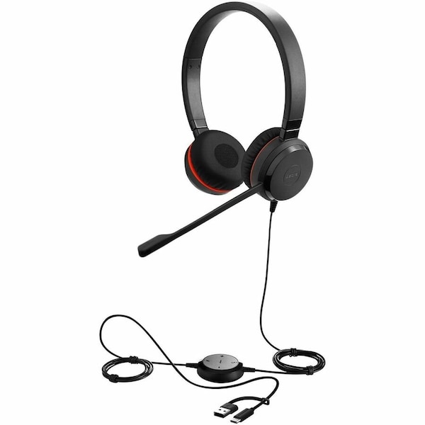 Jabra EVOLVE 20 SE STEREO, MS, USB C/A, LEATHERETTES 4999-823-389-01 - main