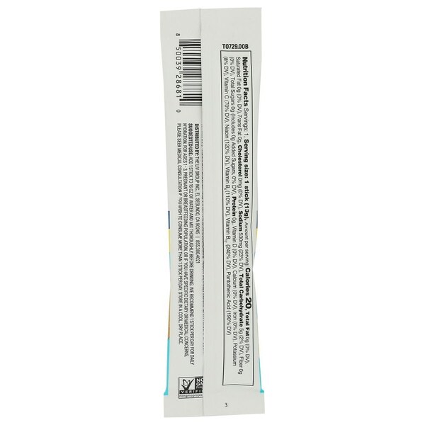 Liquid I.V. Sugar Free Lemon Lime Hydration Multiplier Electrolyte Drink Mix, 0.45 Ounce, 8PK 850039286810 - main
