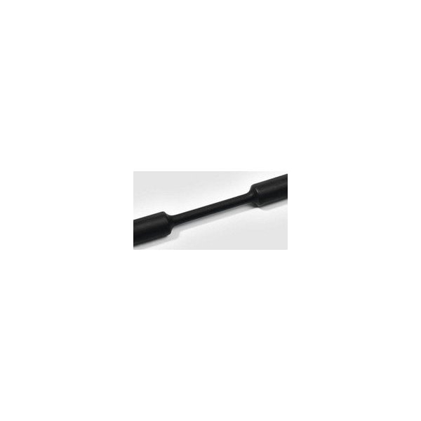 Hellermanntyton 1/8 in Heat Shrink Tubing, 3:1 Ratio, 100ft Reel, Black 309-65110 - main