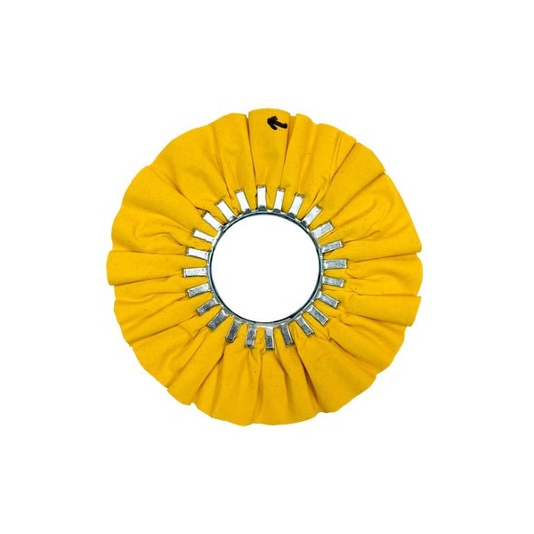 Renegade Products Usa Airway Buffing Wheels, 8 Inch, Yellow, No Center Plate FAW8X3N2-16PYT - main