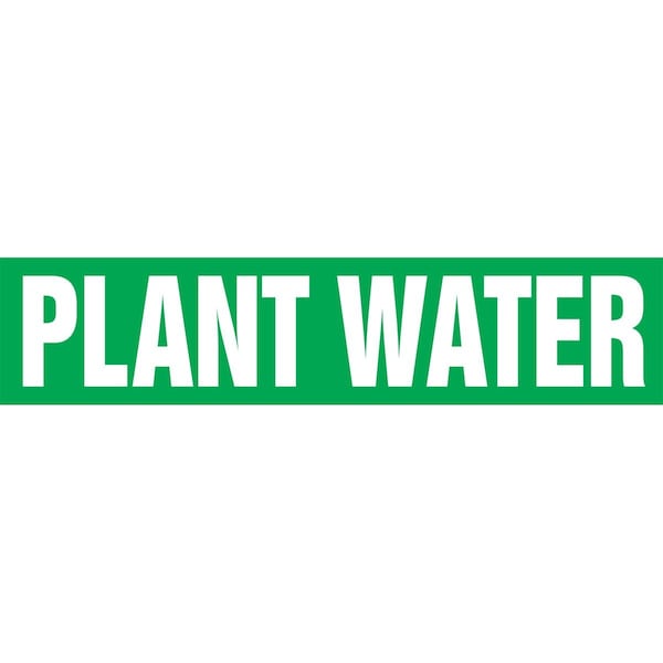 Accuform ASME ANSI PIPE MARKER PLANT WATER RPK565STB - main