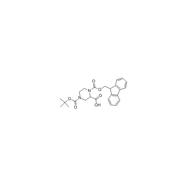 Ak Scientific 4-Boc-1-Fmoc-2-piperazinecarboxylic acid (25g), CAS 183742-23-6 W3982-25g - main