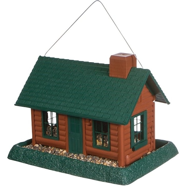 North States Industries North States 9063 Hopper Bird Feeder, 8 lb Food, Plastic, Green 9063M - main